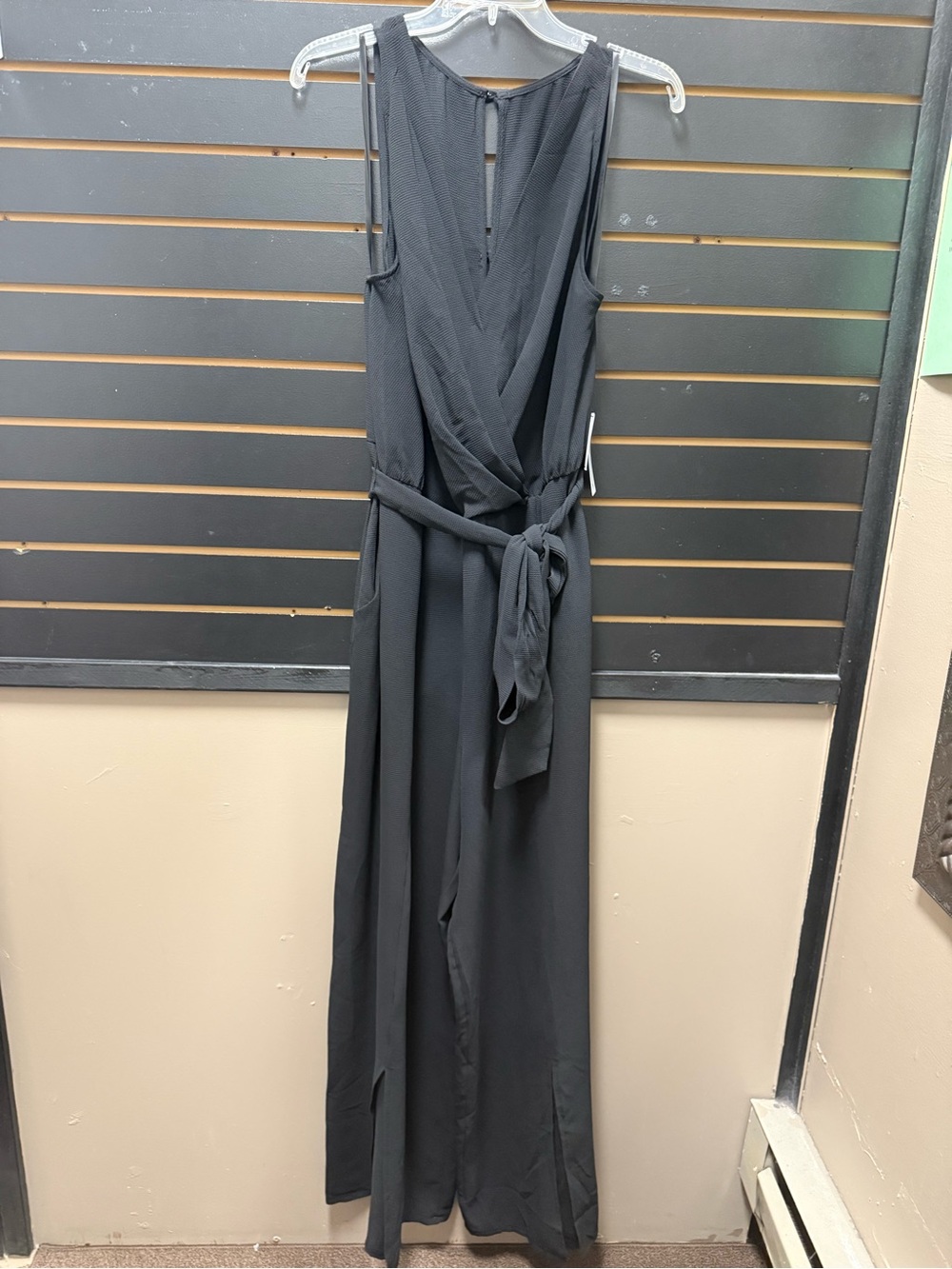 NWT Premier Amour Black Wrap Wide Leg Jumpsuit Plus Size 20W